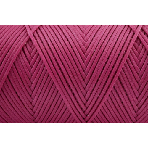 Gewachstes Polyestergarn 0,8 mm Fuchsia