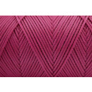 Gewachstes Polyestergarn 0,8 mm Fuchsia