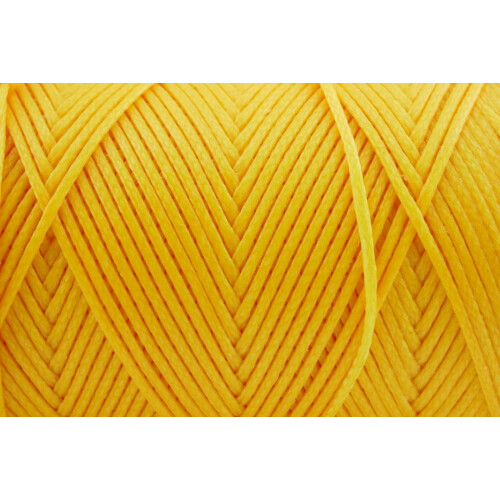 Gewachstes Polyestergarn 0,8 mm Gelb