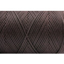 Gewachstes Polyestergarn 0,8 mm Dunkles Rotbraun