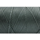 Gewachstes Polyestergarn 0,8 mm Dunkelgrau
