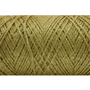 Gewachstes Polyestergarn 0,8 mm Metallic Goldfarbig