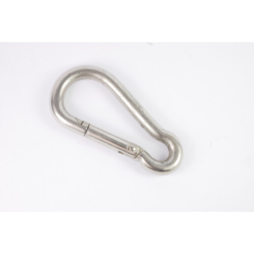 Karabinerhaken Edelstahl 80 mm