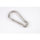 Karabinerhaken Edelstahl 80 mm