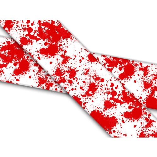 Biothane mit UV Druck 25mm "Blood Splatter"