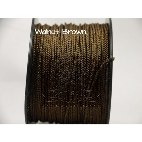 Micro Cord Walnut Brown 38 m Rolle