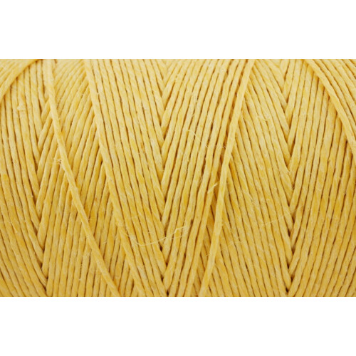 Leinengarn gewachst 0,7 mm Gelb