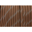 Cord  Typ 3 Dark Chocolate Brown reflektierend