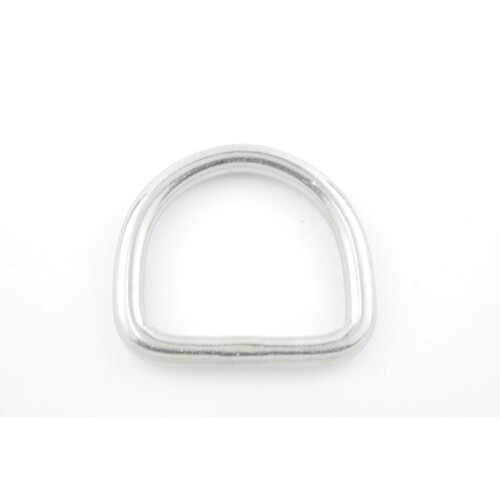 D - Ring Edelstahl V4A 25 mm Premium Dicke 3 mm