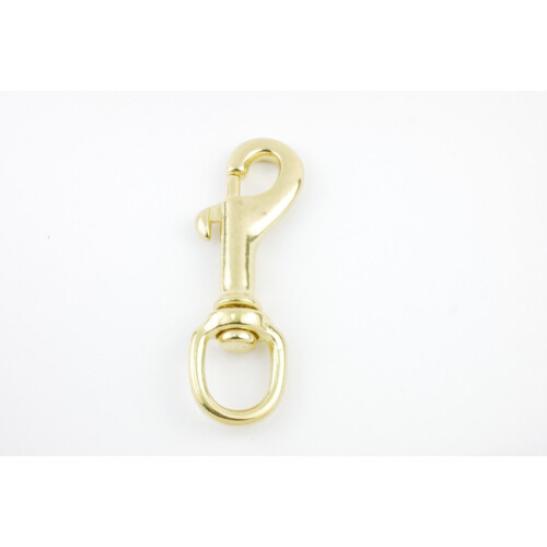 Karabinerhaken Messing massiv RW 13x70mm