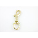 Karabinerhaken Messing massiv RW 13x70mm