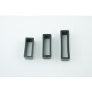 Schlaufe Kunststoff Schwarz quadratisch 20 mm