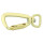 Sicherheitskarabiner Aluminium Goldfarbig GW 20 x 86 mm