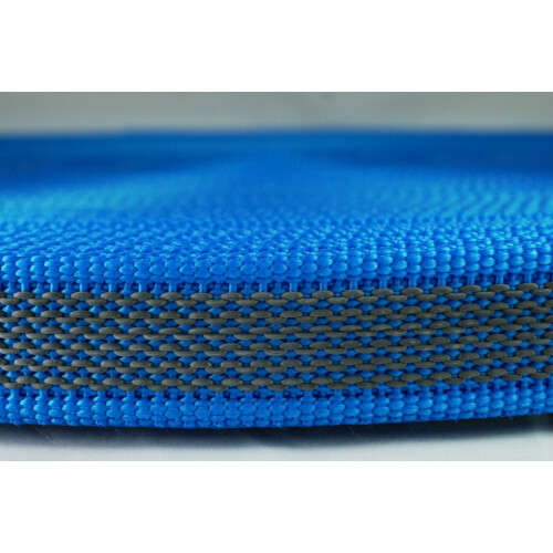 Gummiertes Gurtband Hellblau 20mm