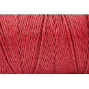 Leinengarn gewachst 0,7 mm Rot