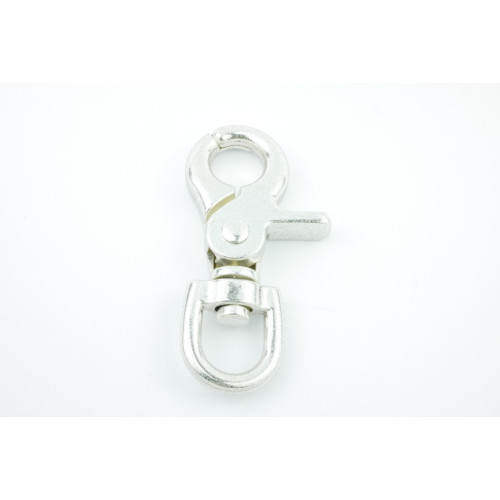 Scherenkarabiner Galaxy Silver 13x63mm