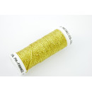 Geflochtenes Metallic-Stickgarn 0,8mm Goldfarben 028
