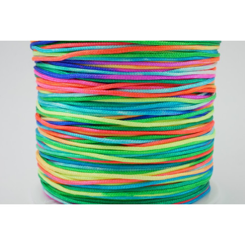 D00 Makramee-Garn 0,8mm Regenbogen