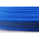 Gummiertes Gurtband Blau 15mm