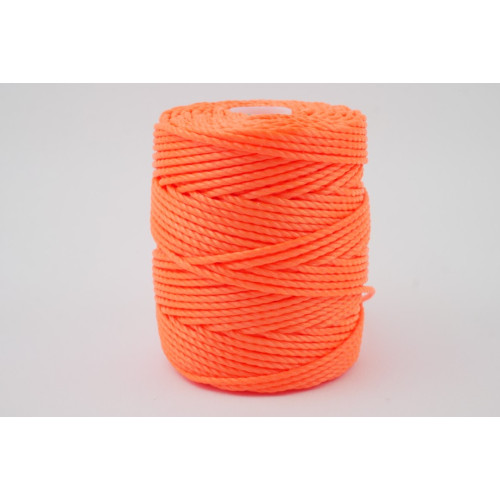 C-Lon Tex 400 Bead Cord 0,9mm Neon Orange 35m Rolle