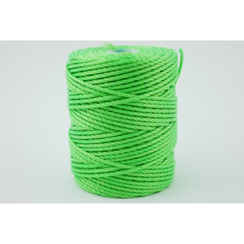 C-Lon Tex 400 Bead Cord 0,9mm Neon Grün 35m Rolle
