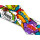 Biothane mit UV Druck 25mm "Comic"   99 cm