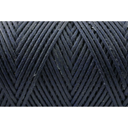 Gewachstes Polyestergarn 0,8 mm Mitternachts Blau