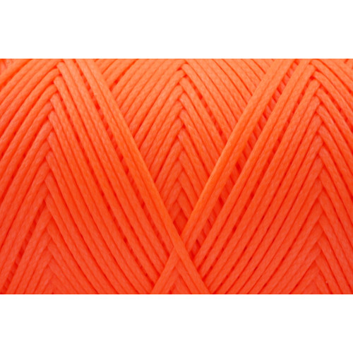 Gewachstes Polyestergarn 1,0 mm Neon Orange