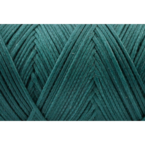 Gewachstes Polyestergarn 1,0 mm Petrolblau