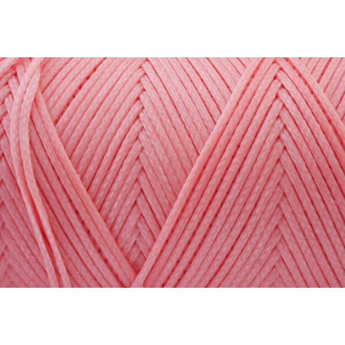 Gewachstes Polyestergarn 0,8 mm Rosa