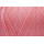 Gewachstes Polyestergarn 0,8 mm Rosa