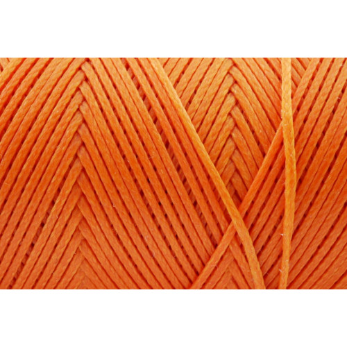 Gewachstes Polyestergarn 0,6 mm Orange