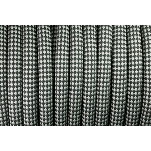 Kletterseil Schwarz Weiß Karo 8,3mm