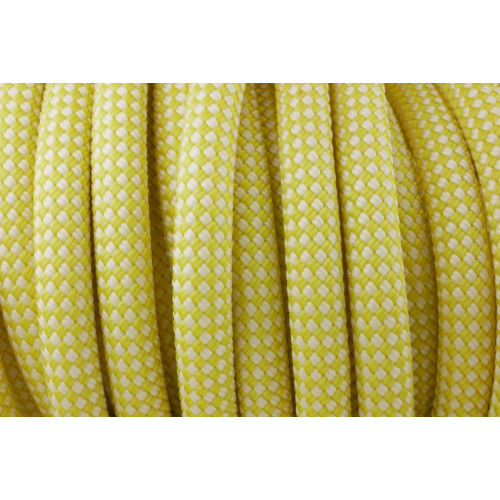 Kletterseil Gelb Weiß Karo 8,3mm