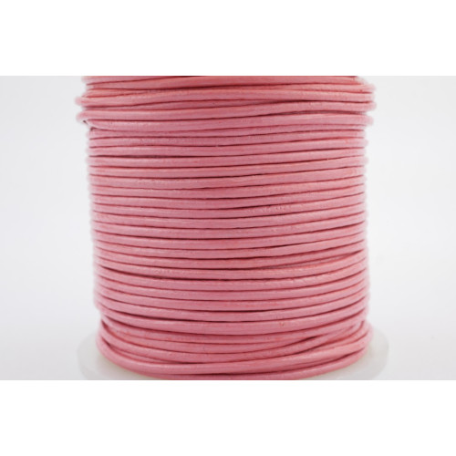 Leder 1mm Rosa 25m Rolle