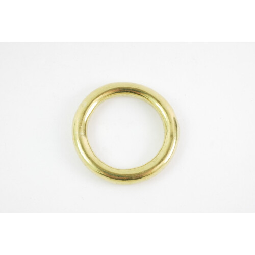 Leder 2mm Gold Metallic Meterware