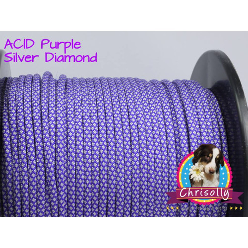 US - Cord  Typ 3 ACID Purple Silver Diamond