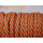 PPH0865 PP-Hohlseil 8mm Orange - Braun Streifen