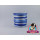 Satinkordel 2mm Blau mit Farbverlauf Rolle