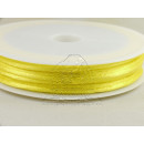 Satinkordel 2,5 mm Gelb Rolle