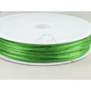 Satinkordel 2,5 mm Grün Rolle