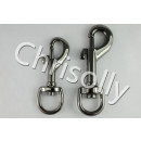 Karabinerhaken RW Gun-Metall 15x76mm