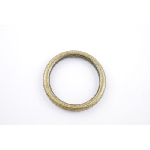 O - Ring Stahl Antik Messing 20mm