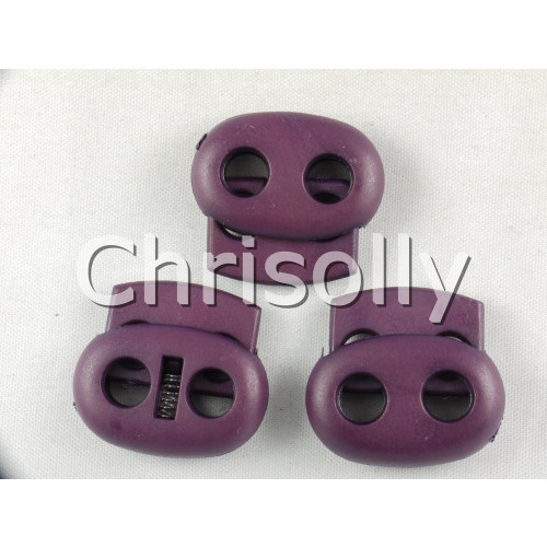 Kordelstopper Flach Aubergine