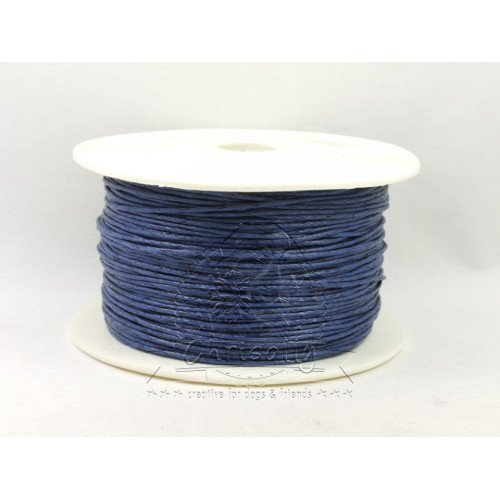 Wachsschnur 1mm Mitternachtsblau Matt