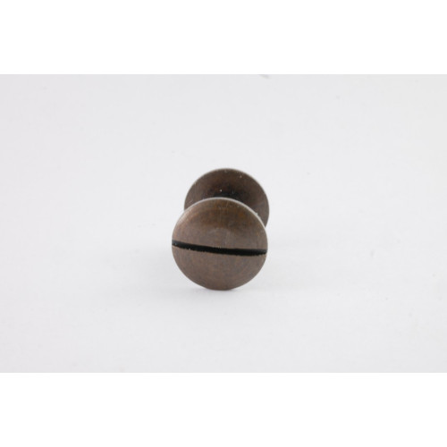 Buchschrauben Antik-Kupfer  5 mm, Kopf 10 mm