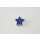 GPSTR0009 Schiebeperle Stern Strass Blau