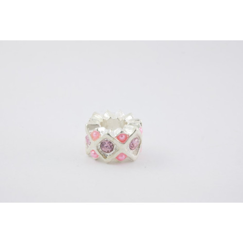 GPSTR0098 Strass trifft Perle Rosa