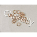 Bindering Rosègoldfarbig 8 mm