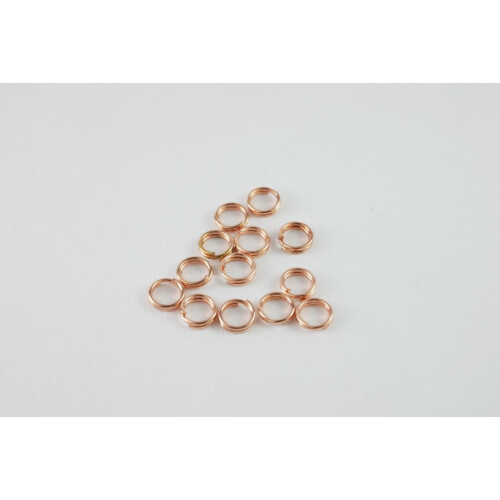 Bindering Doppellagig Rosegoldfarbig